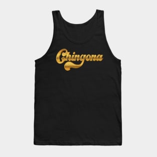 Chingona /\/\/\/ Original Retro Style Design Tank Top